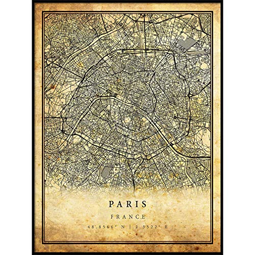 Map of Paris