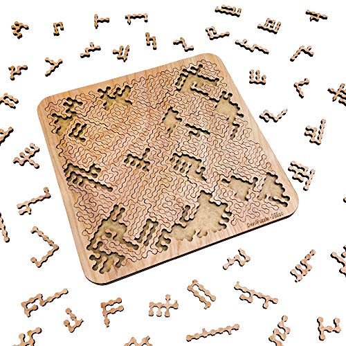 Challenging wooden puzzle