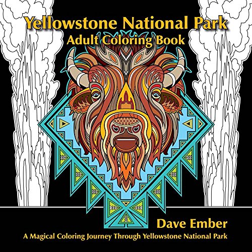 Yellowstone national park coloring book