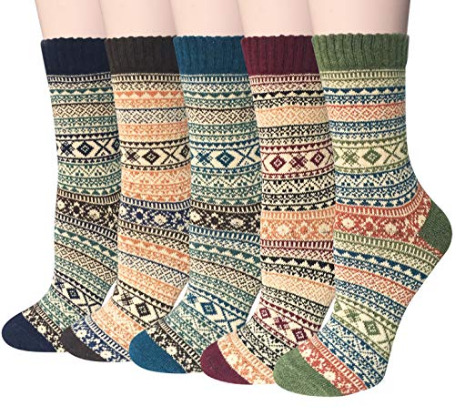 Norwegian print socks