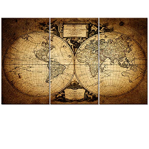 A historic map of the world for on the wall
