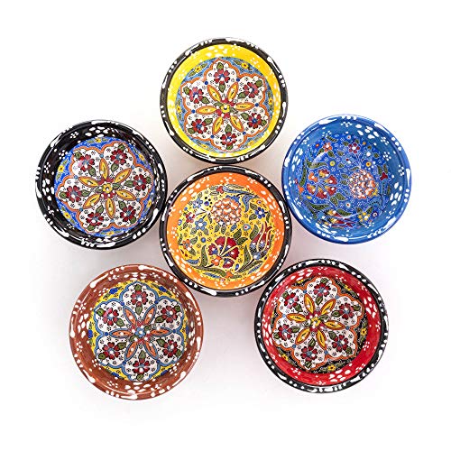 Colorful Mezze servers