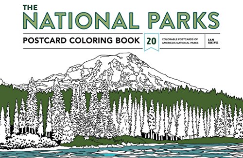 The national parks postcard coloring book