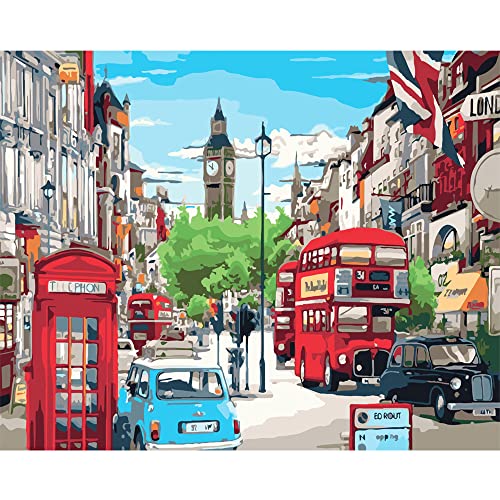 London paint-by-numbers kit