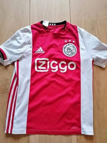 A shirt of Amsterdam soccer club Ajax