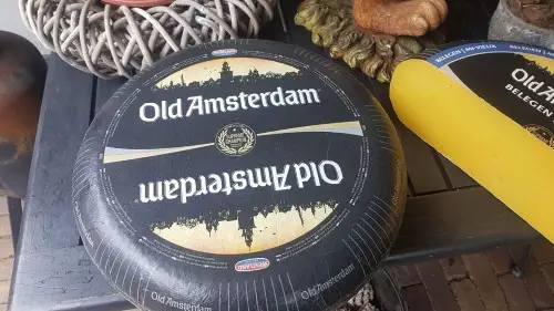 A block of Old Amsterdam cheese