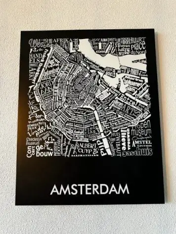 A map of Amsterdam in words