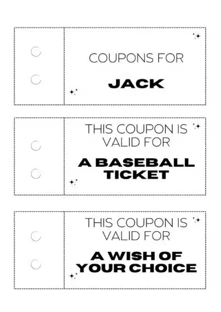 homemade coupon ideas