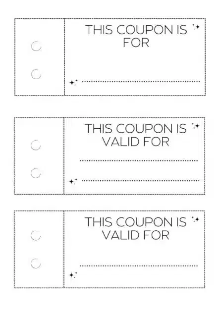 homemade coupon ideas