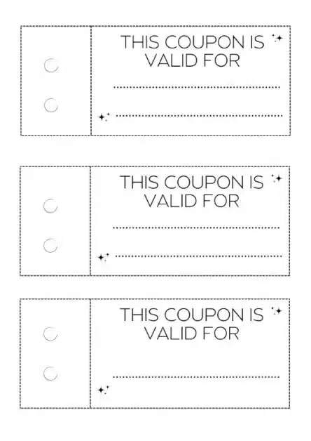 homemade coupon ideas
