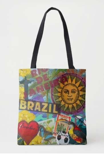 Tote bag with Brazil