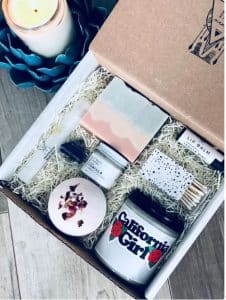 A California gift baskets with items for women