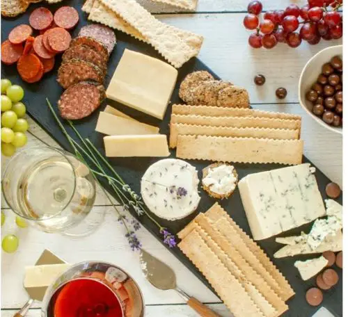 California food platter