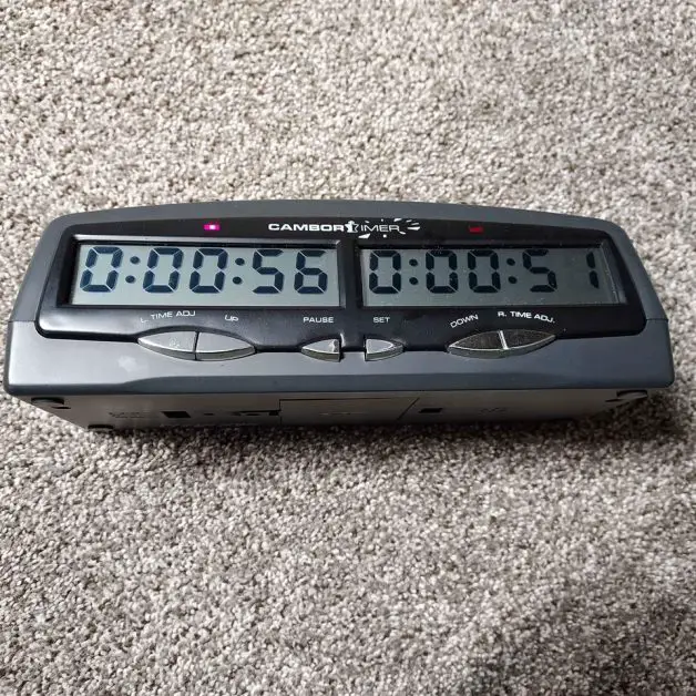 A digital chess clock