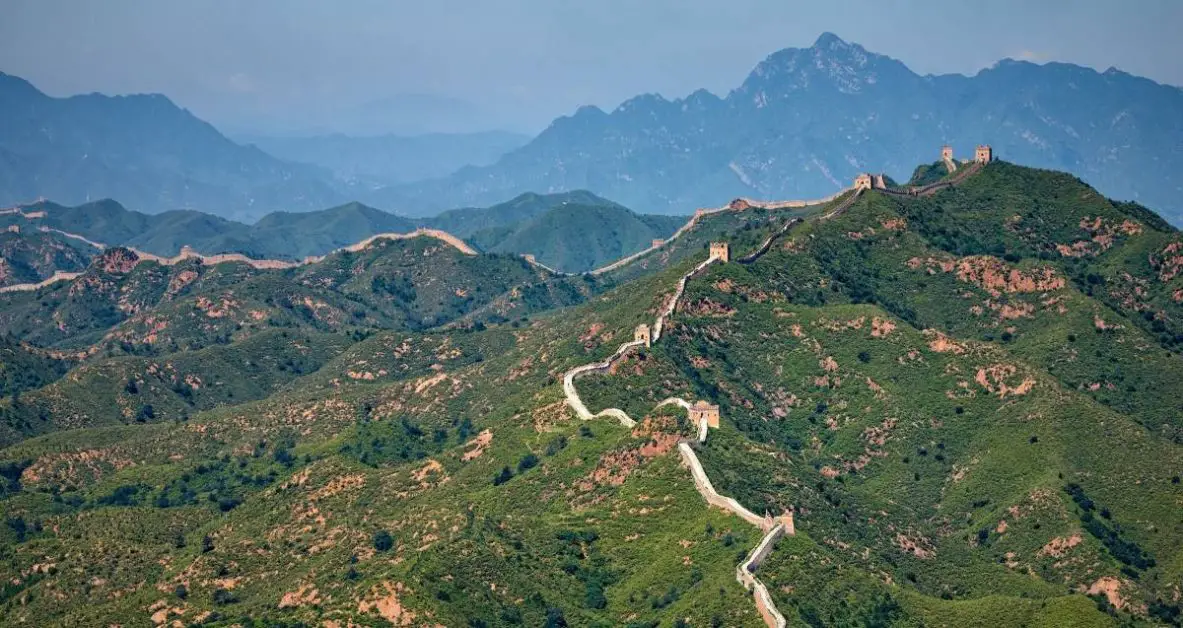 The great wall of China