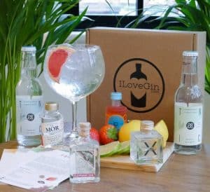 A gift set of gin and tonics from different European countries