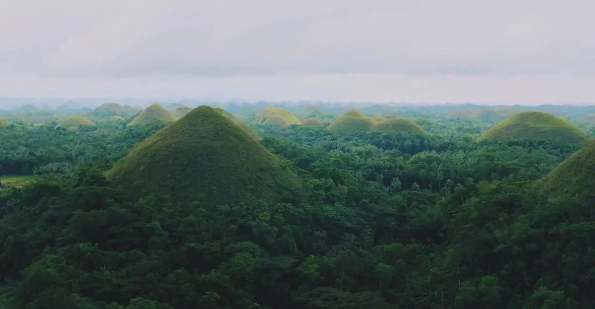 Chocolate Hills in the Philippines