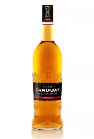 A bottle of rum from the Philippines