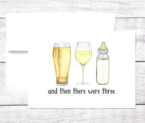 Then there were three baby card