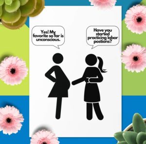 Funny baby wishes card