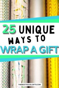 25 Unique and funny wyas to wrap a gift with a photo of colorful wrapping paper