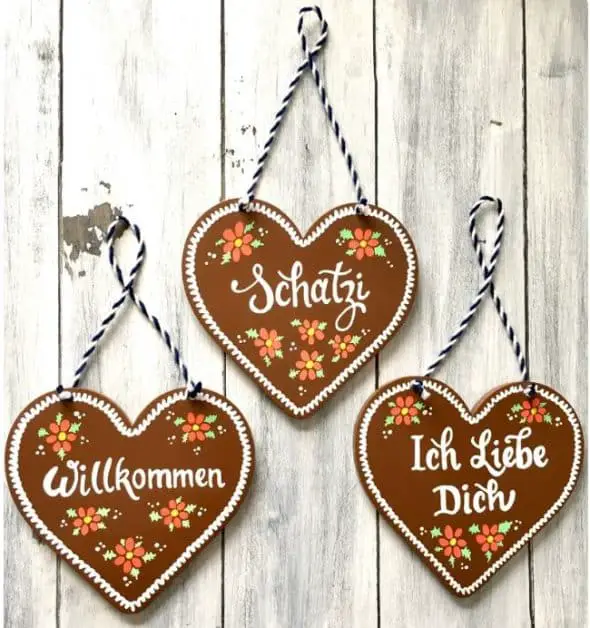 Lebkuchen with Geram words