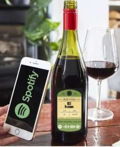 Bottle of red wine