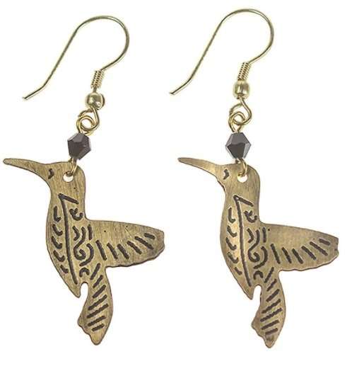 Hummingbird earrings