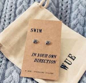 Earrings in the shape of fish