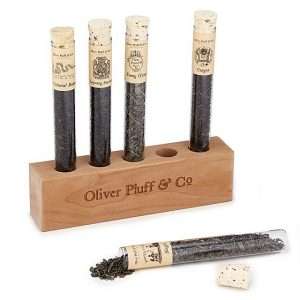 Tubes of tea leafs