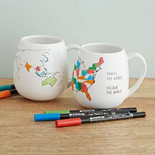 Mugs wit maps