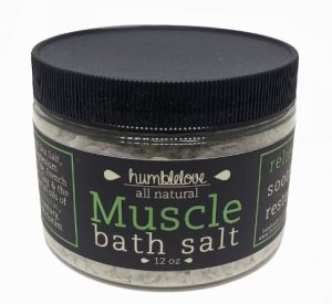 A can of muscle bath salt