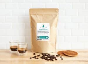 A A bag with coffee from Guatemala