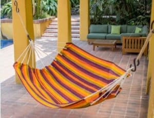 A colorful hammock in Guatemala