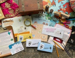 A mystery box with a theme set in India
