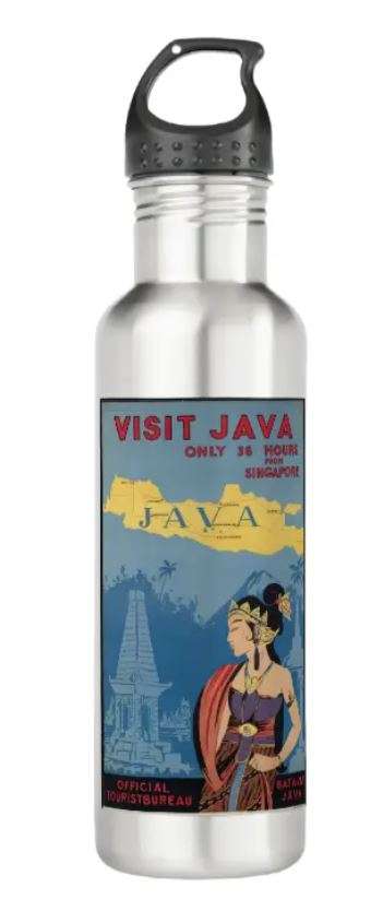 Water bottel with Java