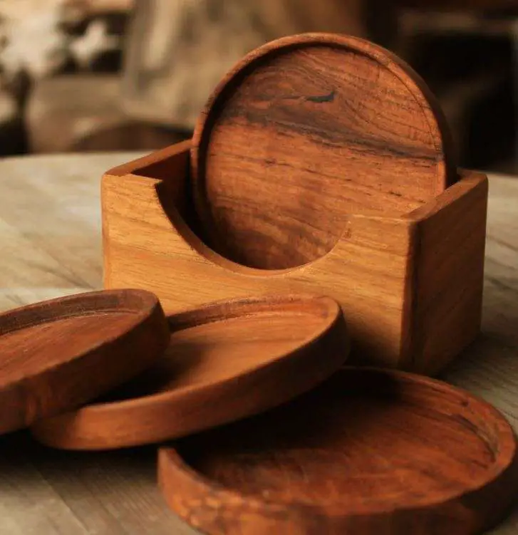 wooden coasters
