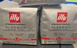 Package of Illy coffee from Italy