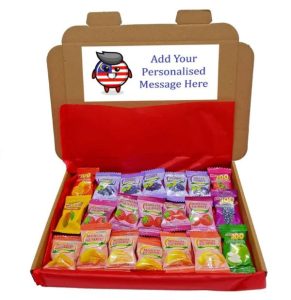 A snack box with sweets from Malaysia