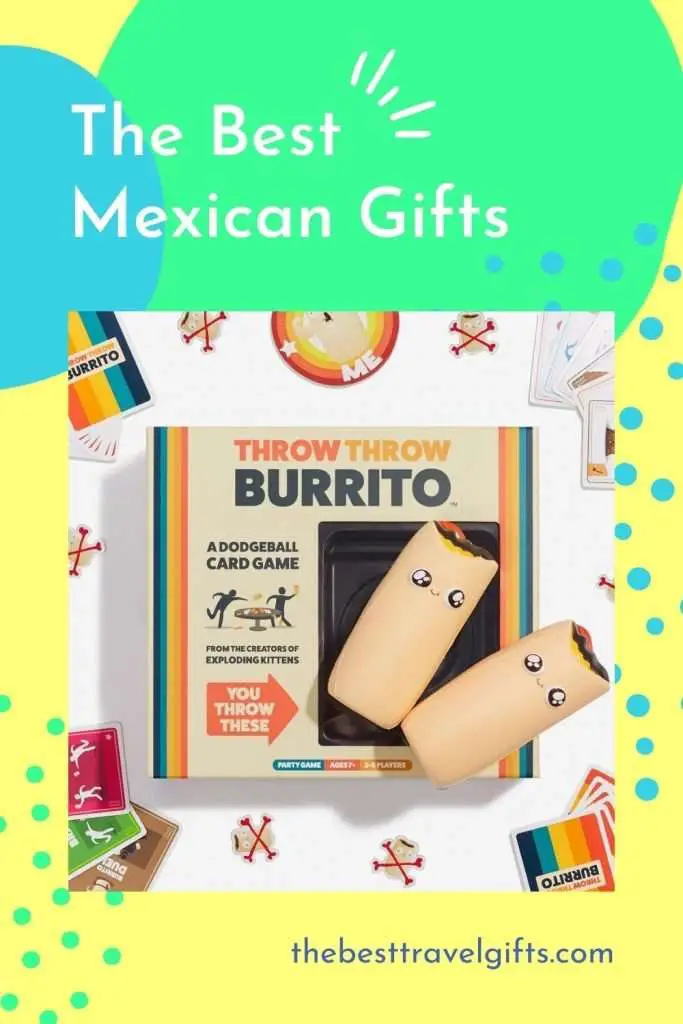 The best Mexican gifts with a photo of throw throw burito game