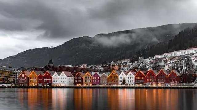 Typical houses in Norway