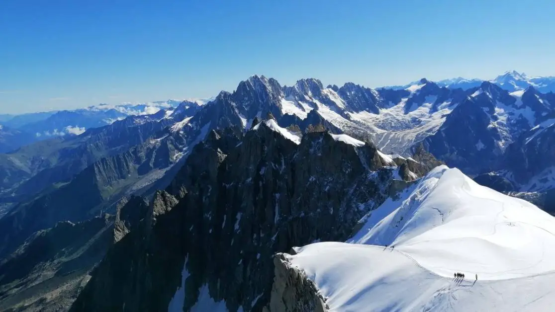 Snow-topped mountains