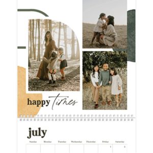 A personalized year calendar