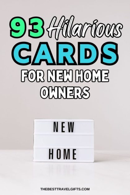 93 Hilarious cards for new home owners with an letterbox image that reads "new home"