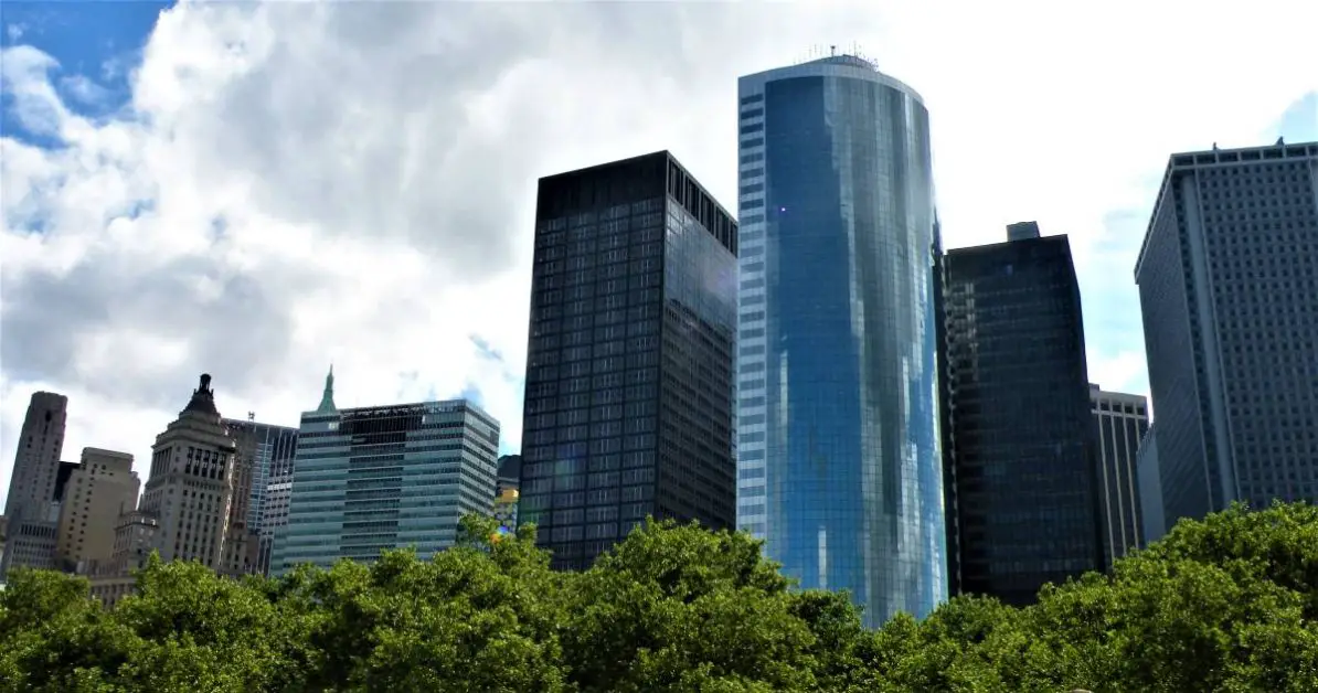 New York City skyline from Central Park