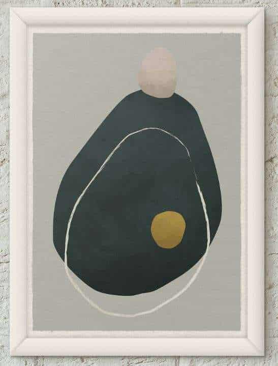 Poster with circles