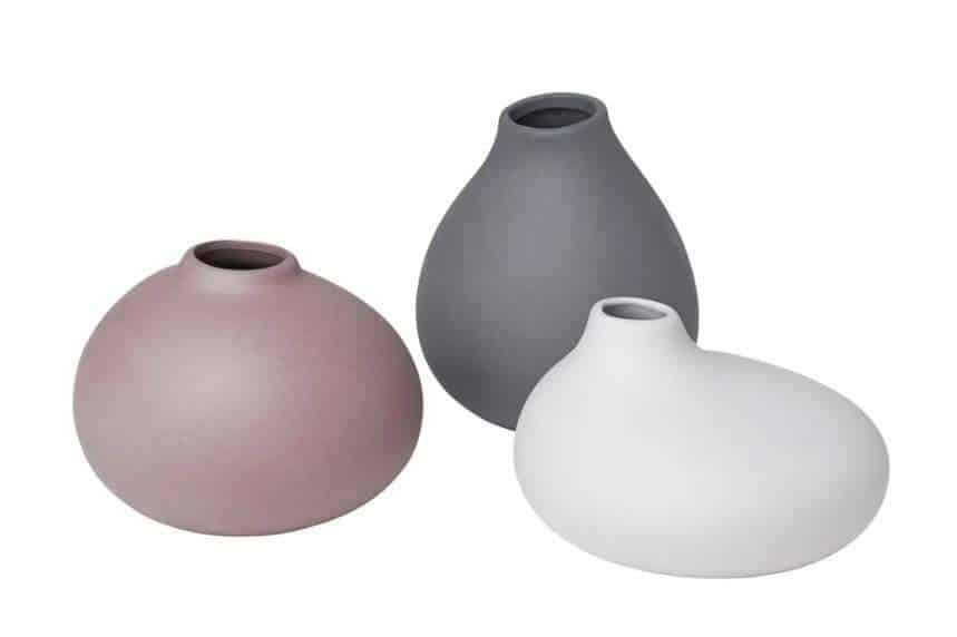 Three vases