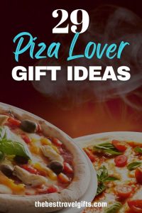 29 Pizza lover gift ideas with a photo of pizzas wth smoke
