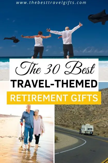 The 30 best retirement travel gifts with photo of seniors traveling