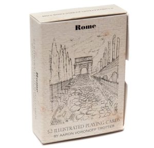 A deck cards in Rome style